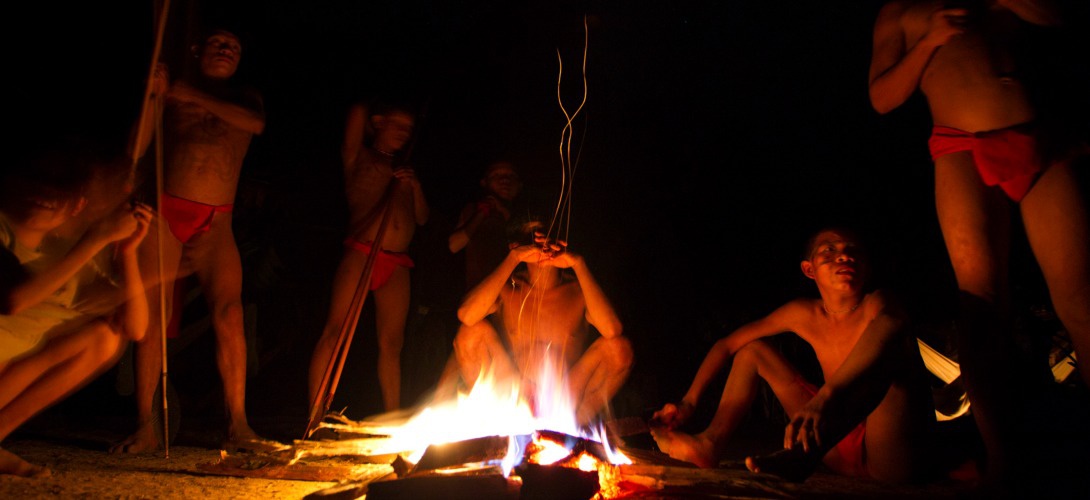 Tribue autochtone d’Indiens de la région Amazonas, en Amérique latine, en 2012